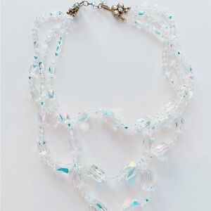 Beautiful Mid-Century Austrian Crystal Beaded Necklace